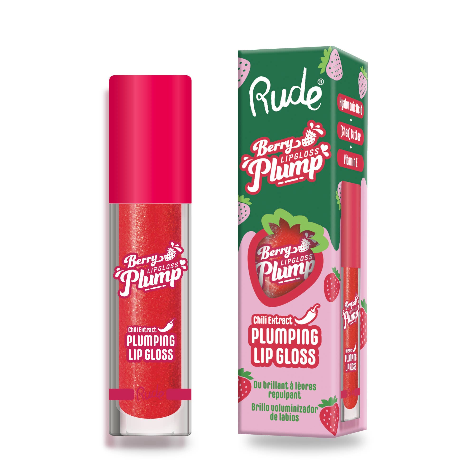 Rude Cosmetics – wholesale Lip-gloss – Berry Plump Plumping Lip Gloss7