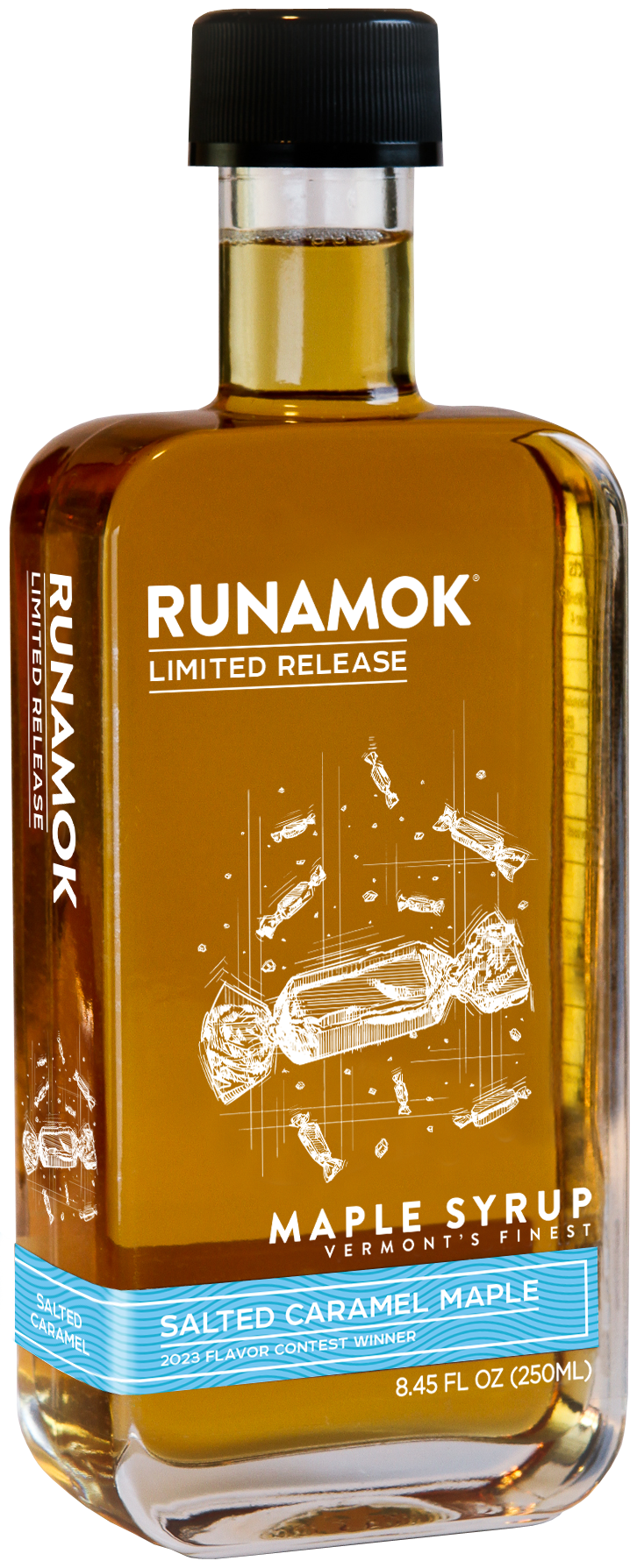 Runamok - Wholesale Maple Syrup - Salted Caramel Infused Maple Syrup 250ml3