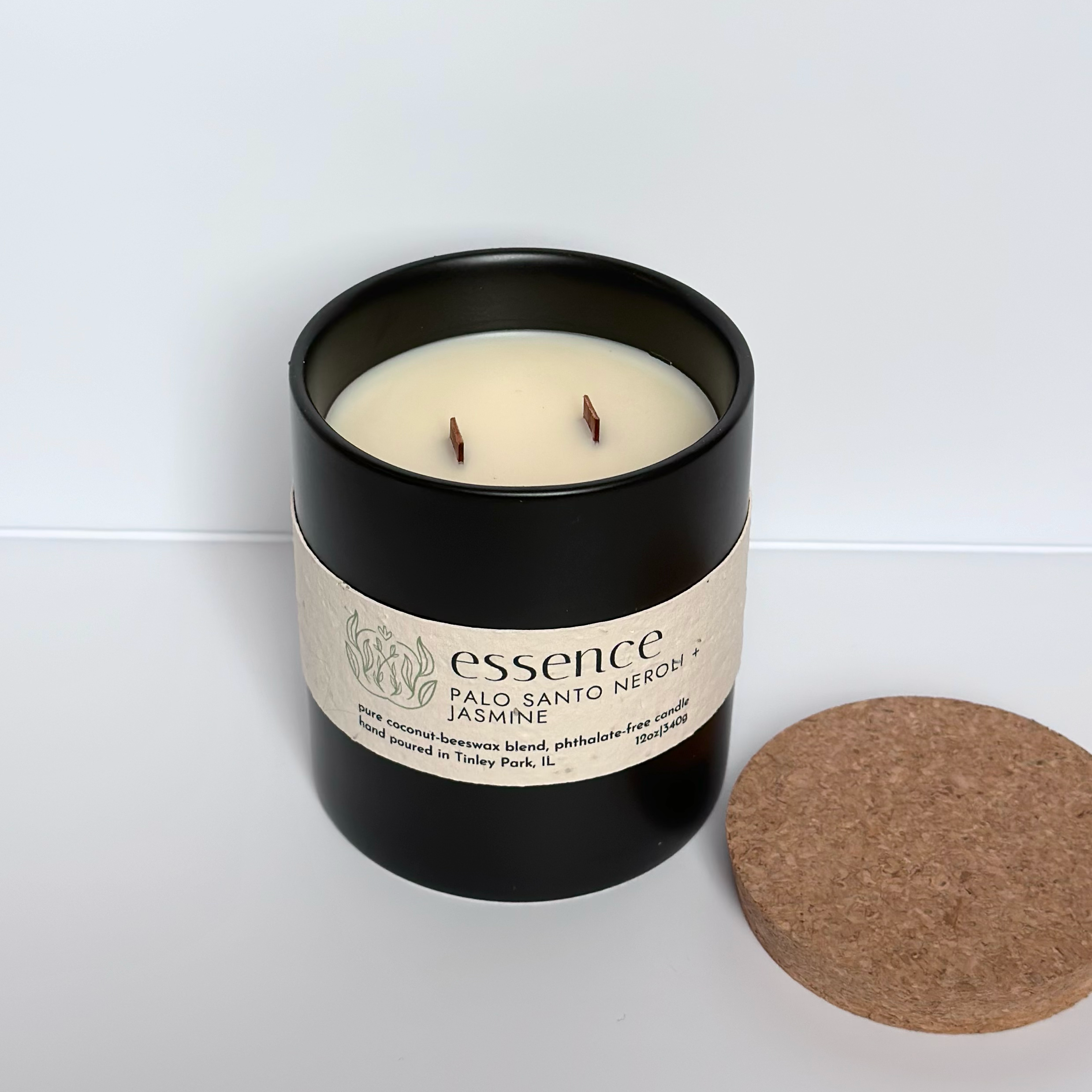 Sprig & Flame - Wholesale Jar/Filled Candle - ESSENCE | Pure Coconut Beeswax Hand-Poured Wood Wick Candle5