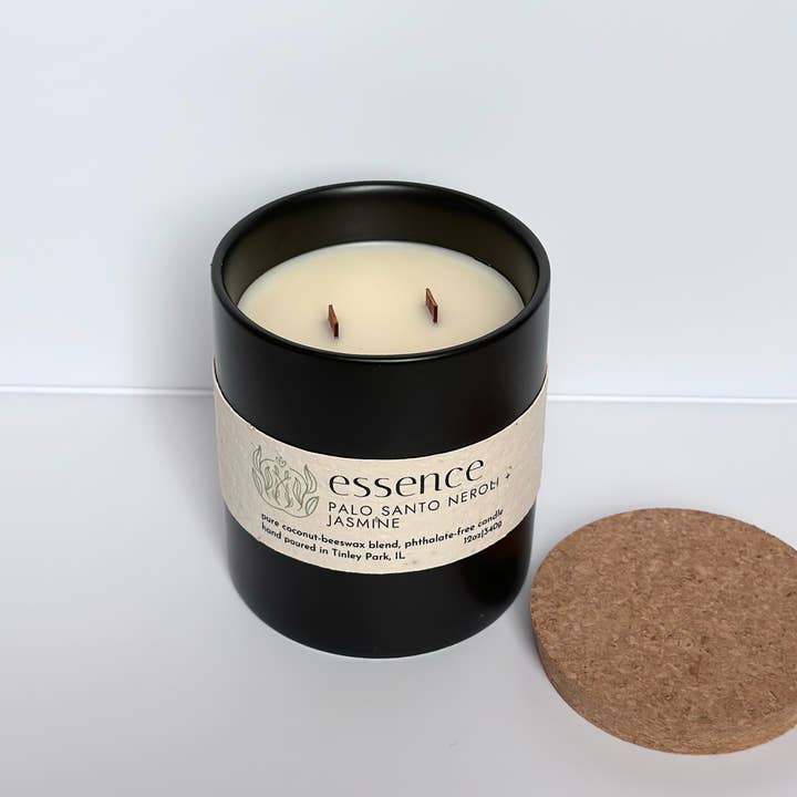 Sprig & Flame - Wholesale Jar/Filled Candle - ESSENCE | Pure Coconut Beeswax Hand-Poured Wood Wick Candle5