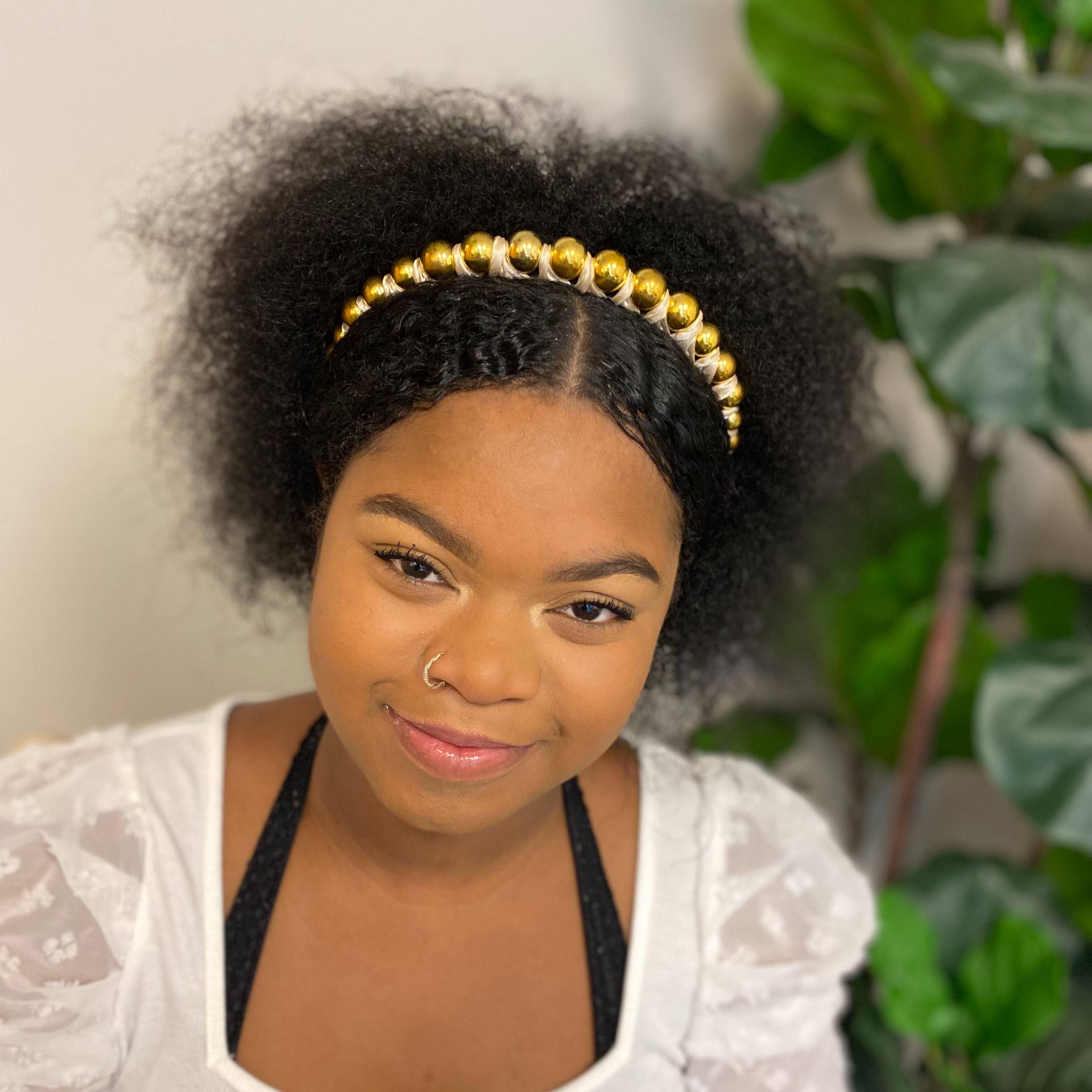 Ellison+Young - Wholesale Haarband - Dames - Emily hoofdband met satijnen omwikkeld4