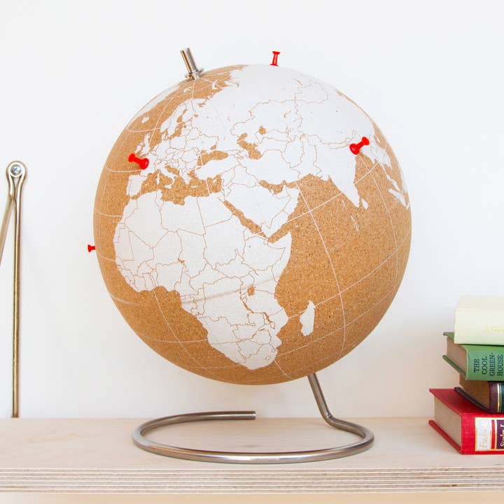 White Cork Globe - Large for wholesale by SUCK UK Ltd - USA