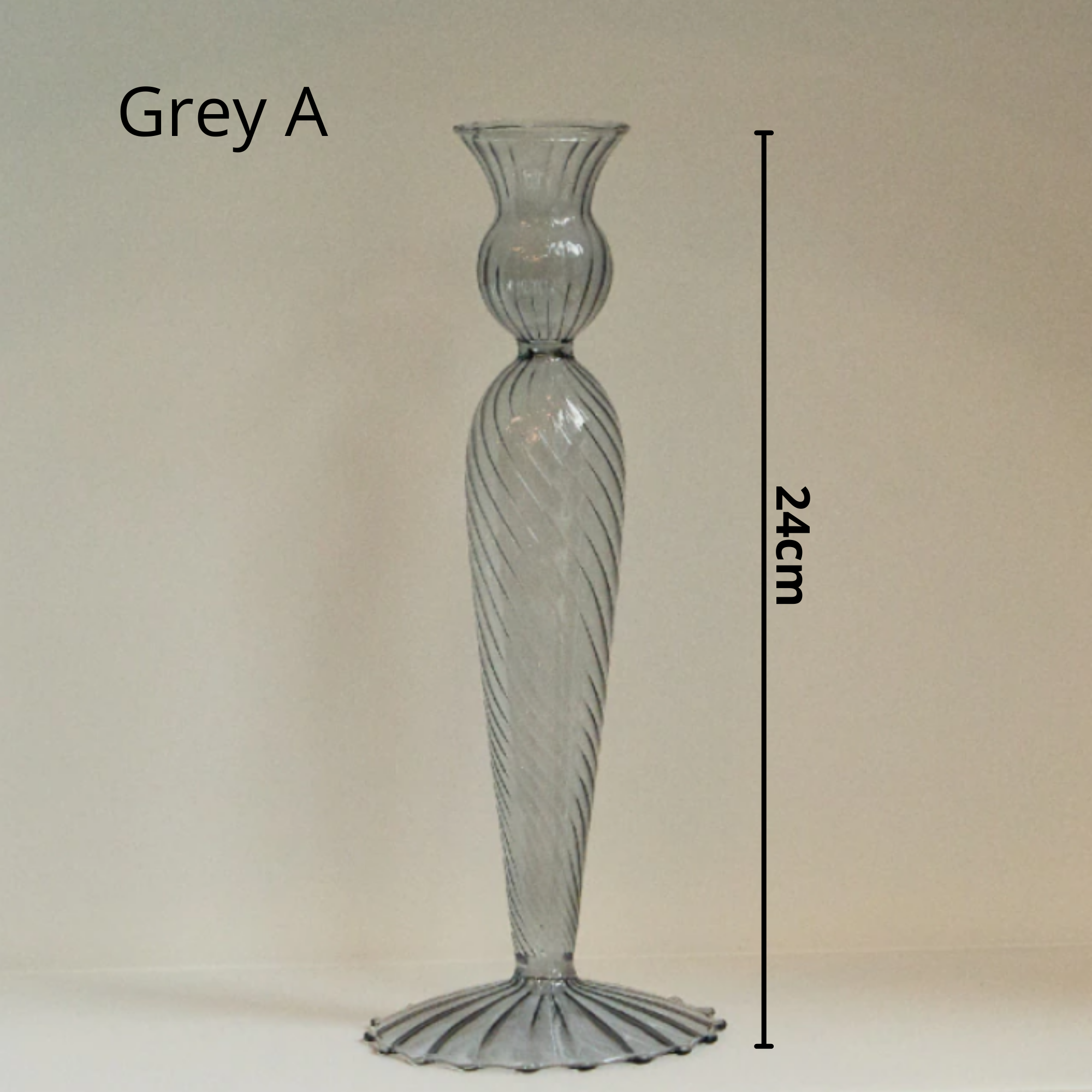 IVORE.GROUP (We cover All Import duty) - Wholesale Candle Holder - Nordic Taper Glass Candlestick Holder1