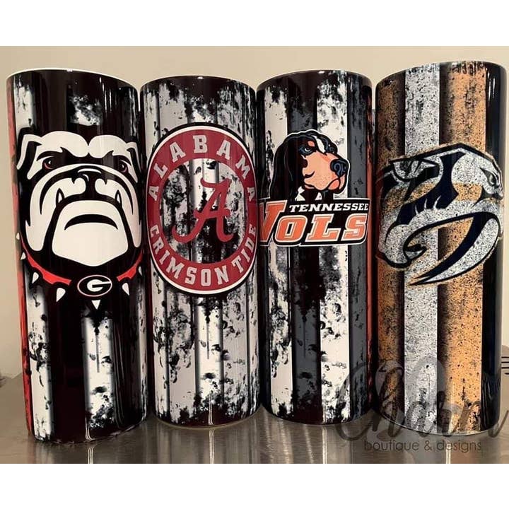 Sports Tumbler for wholesale by Charm Boutique & Designs