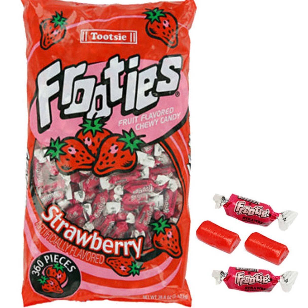 I Got Your Candy - Wholesale Gummy - Tootsie Strawberry Frooties Bag 38.8oz - 1ct0