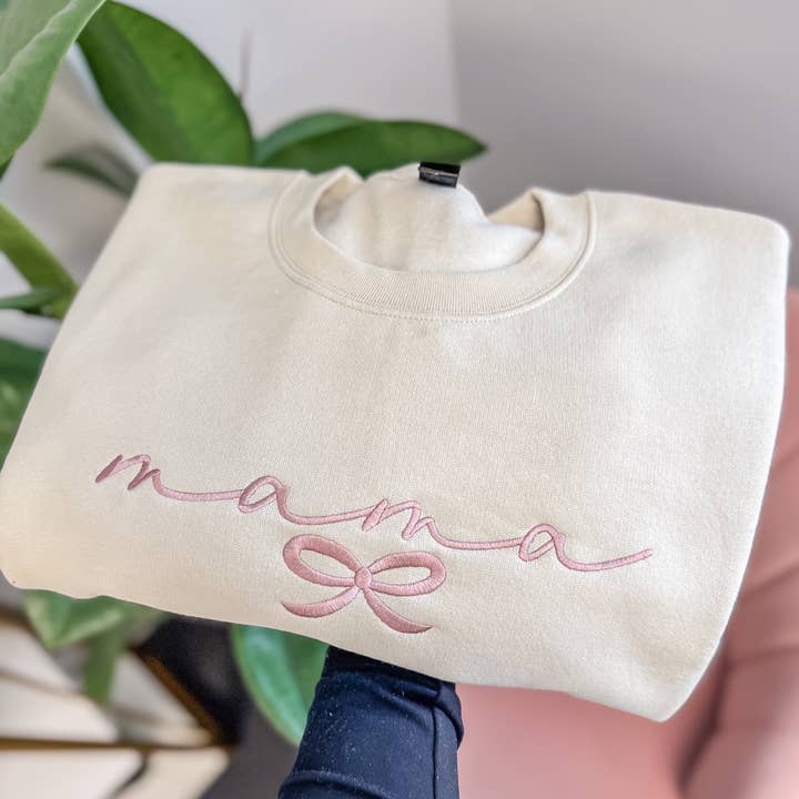 Broderad tröja, broderad mamma-tröja för wholesale av Bash