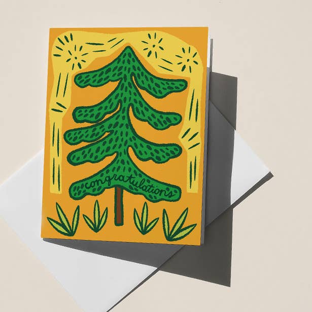 Congratulations, A2 Greeting Card for wholesale by Christine Witmore