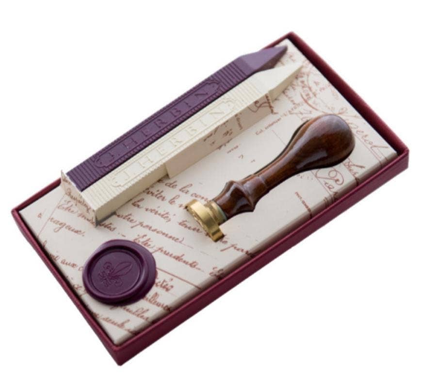 「FUNJI」In Japan - Vente Tampon encreur/décoratif - Ensemble de Sceau de Cire Lily - Kit Exclusif Quo Vadis Japon1