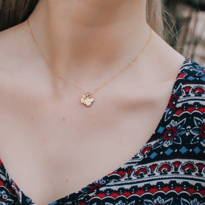 A Worthy Brand - Vente Colliers à pendentif - Collier papillon7