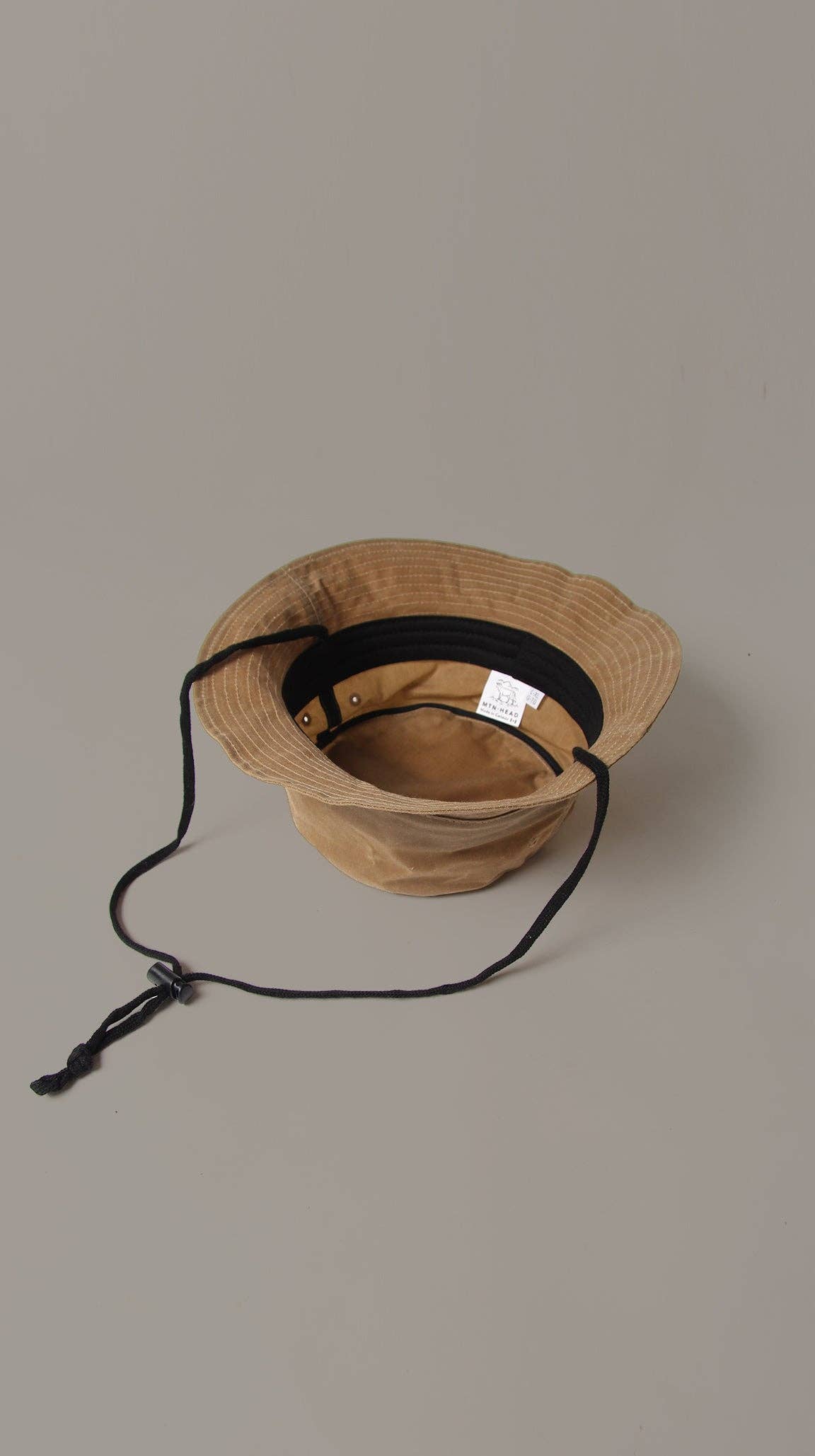 Muttonhead – Großhandel Bucket Hat – Unisex – Fischerhut aus gewachster Leinwand in Feldbraun