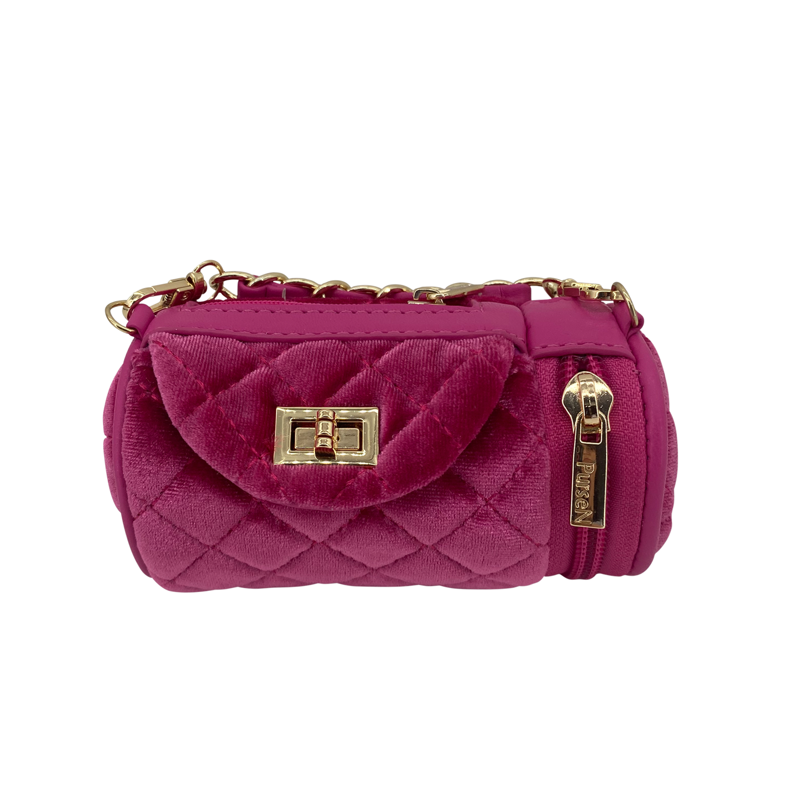 PurseN (new) - Wholesale Crossbody Bag - Women's - Poochi Crossbody - Fuchsia Velvet0