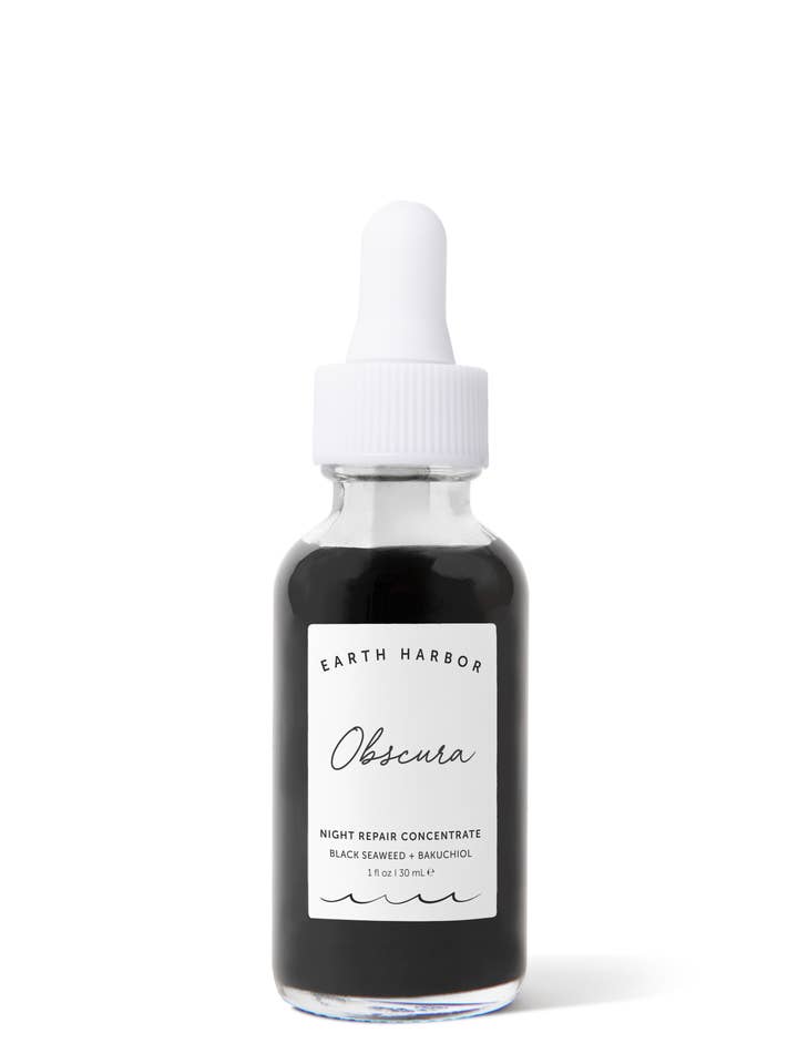 OBSCURA Night Repair Concentrate: Black Seaweed + Bakuchiol for wholesale by Earth Harbor Naturals