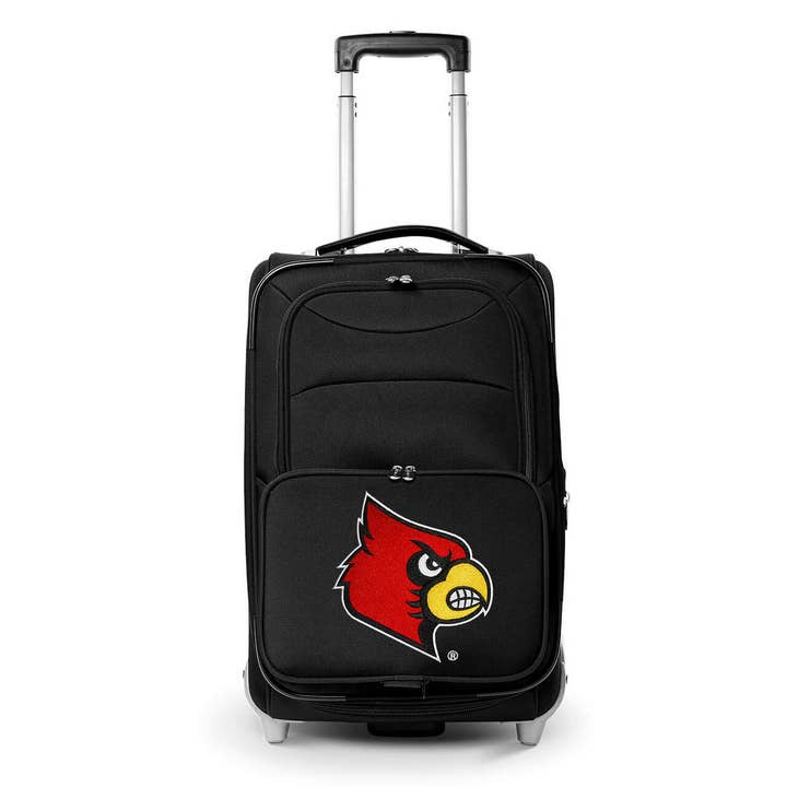 NCAA Louisville Cardinals 21" Carry-On Rolling Soft side for wholesale by Mojo Licensing