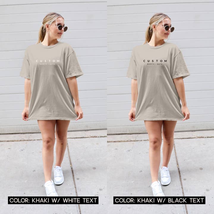 Typically Vulgar - Wholesale Screen Printed T-Shirt - Women's - Custom Text Short Sleeve Tee // Comfort Colors