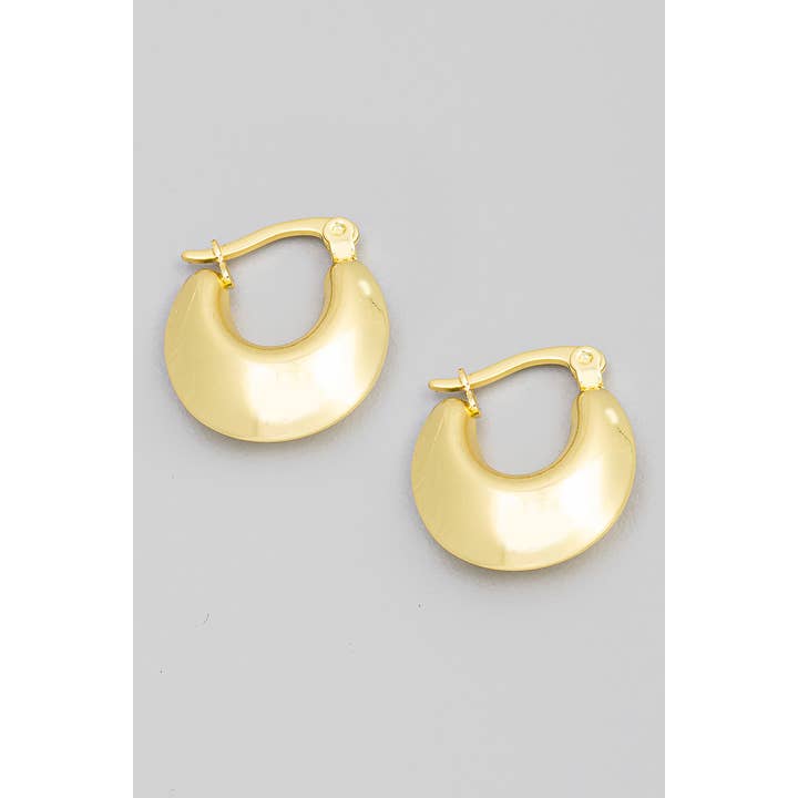 G Mini Hoop Latch Earrings for wholesale on Faire