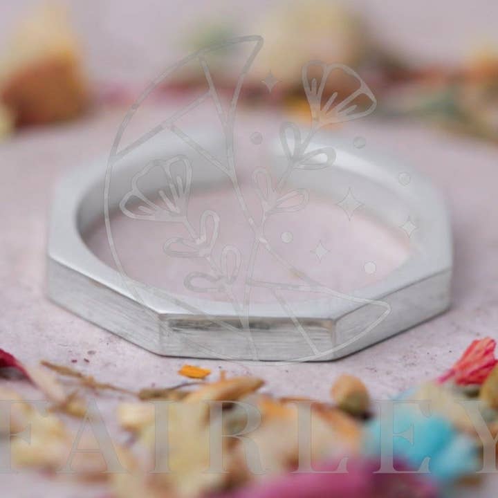 Vermeil Or 14K | Bague | Géométrique | pour la vente par Fairley Bohemian