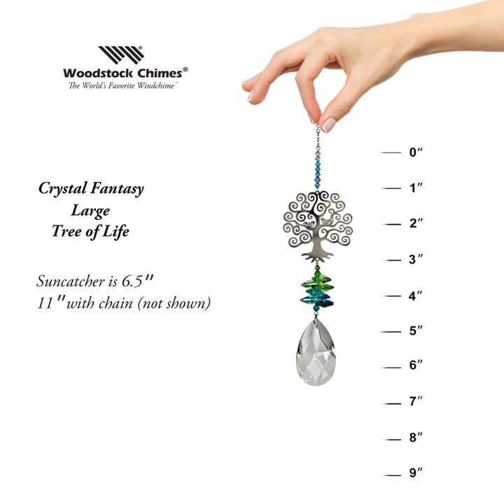 Woodstock Chimes - Wholesale Suncatcher - Crystal Fantasy™ - Large, Tree of Life5