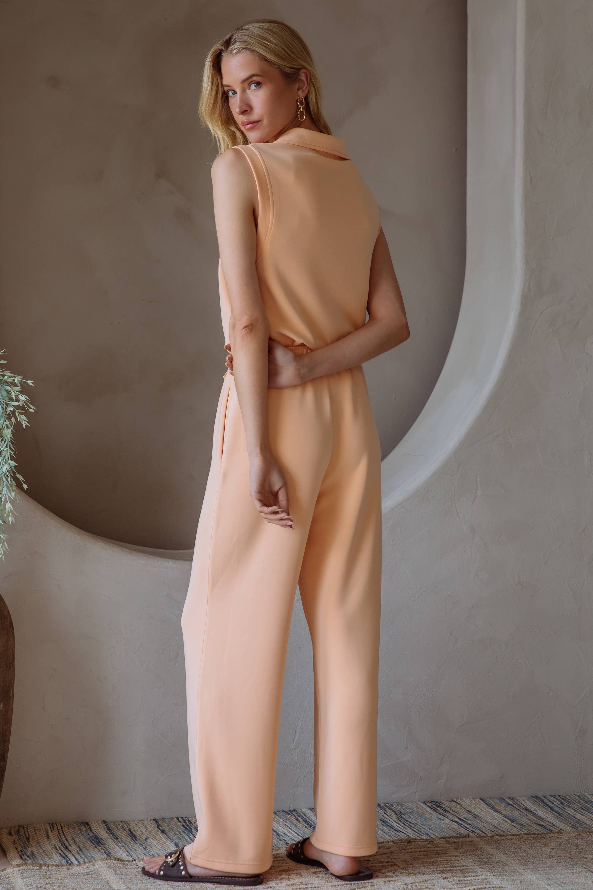 SKIES ARE BLUE - Wholesale Pants - Women's - Soft Modal Easy Pull Up Pants21