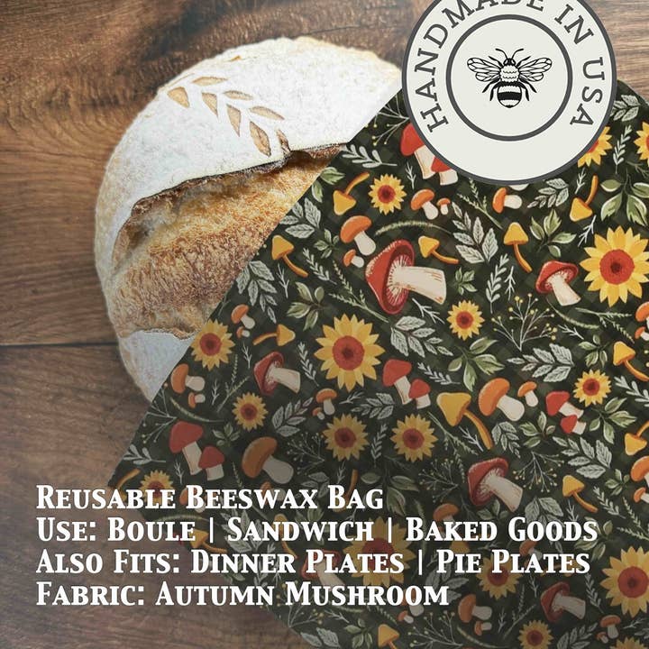 Five Oaks Farm – Großhandel Verpackung/Beutel zur Aufbewahrung von Lebensmitteln – Brotbeutel | Bienenwachsbeschichtet