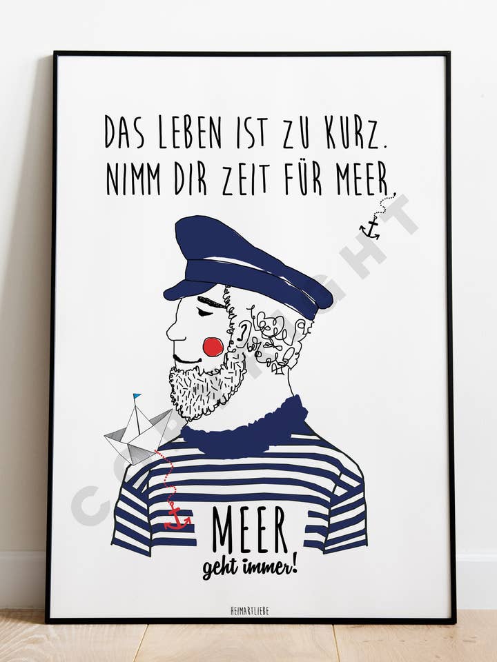 PRINT - MEER IMMER GEHT for wholesale by HEIMARTLIEBE®