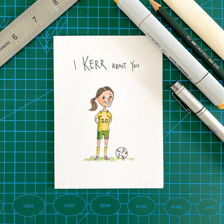 Well Drawn - Wholesale Love card - I Kerr About You3