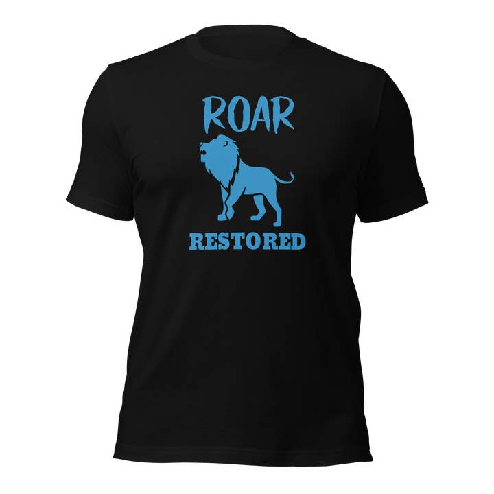 The Roar Restored Unisex T-shirt for engroshandel hos Black and Gifted LLC