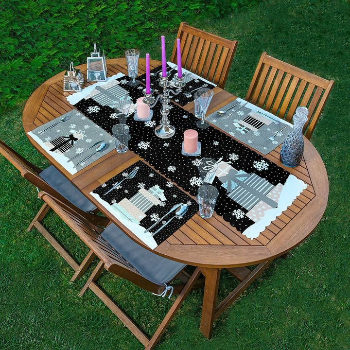 Julbordsduk och bordsunderlägg, festdekoration för helgdagar för wholesale av Wear Sierra