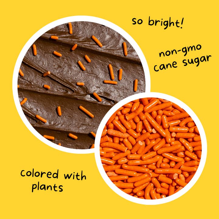 Supernatural - Wholesale Sprinkles - Dye-Free Softies Sprinkles: Orange2