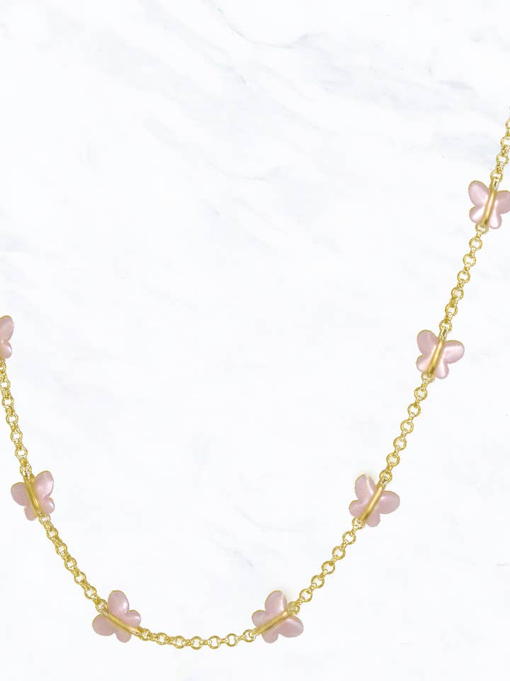 Butterfly Chain Necklace for wholesale by Suzie Q USA