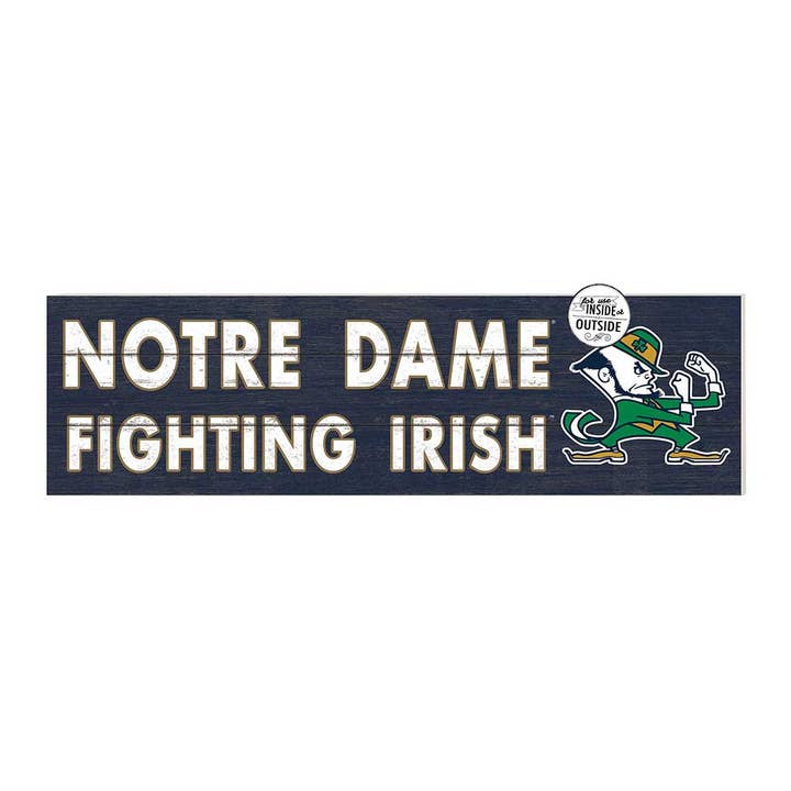 KH Sports Fan - Wholesale Sign - 35x10 Team Logo Notre Dame Fighting Irish