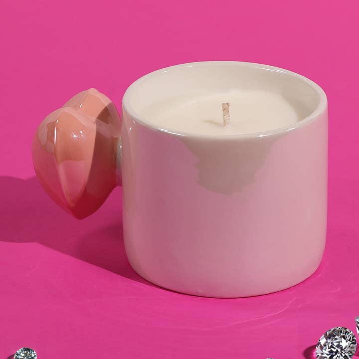 Hidden Heart Treasure - 2x Diamond Candle for wholesale by ForeverWick Candle Co