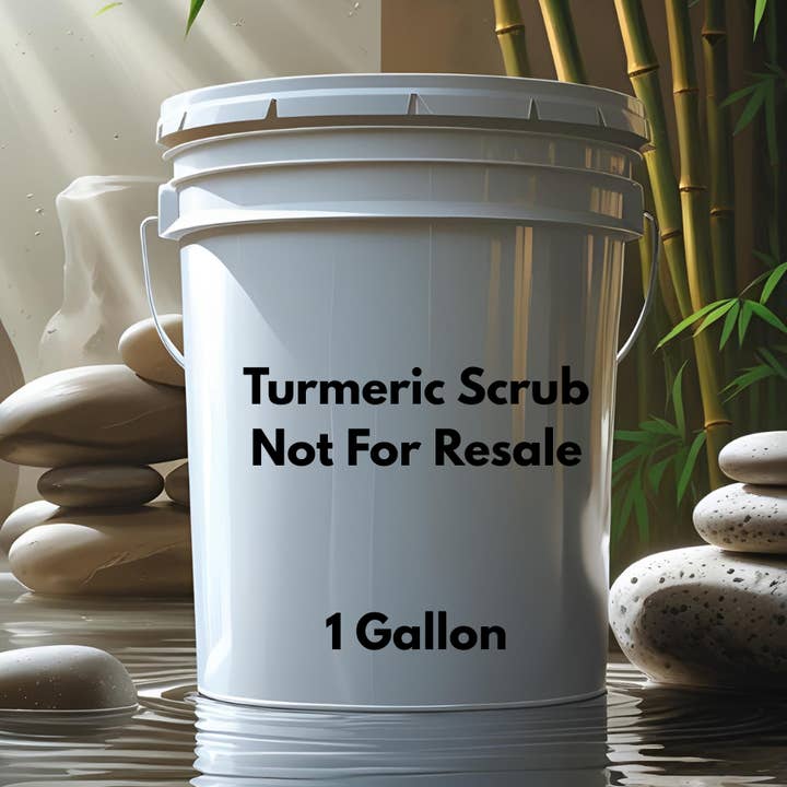 Turmeric Scrub - For Back Bar - Not For Resale for wholesale by Naturally Created 4 You