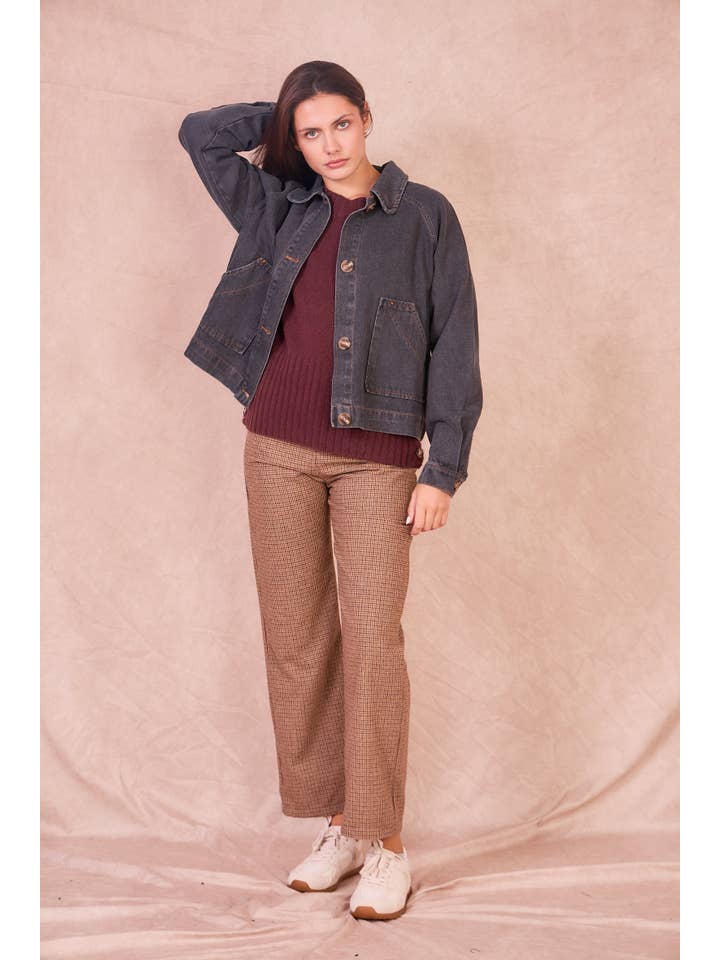 Calie Paris - Wholesale Denim Jacket - Women's - VERSAILLES – 100% Cotton Denim Jacket7