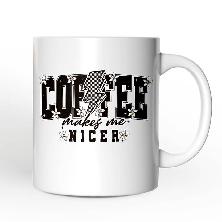 OrnamentallyYou - Wholesale Coffee Mug - Coffee Makes Me Nicer Gift Mug3