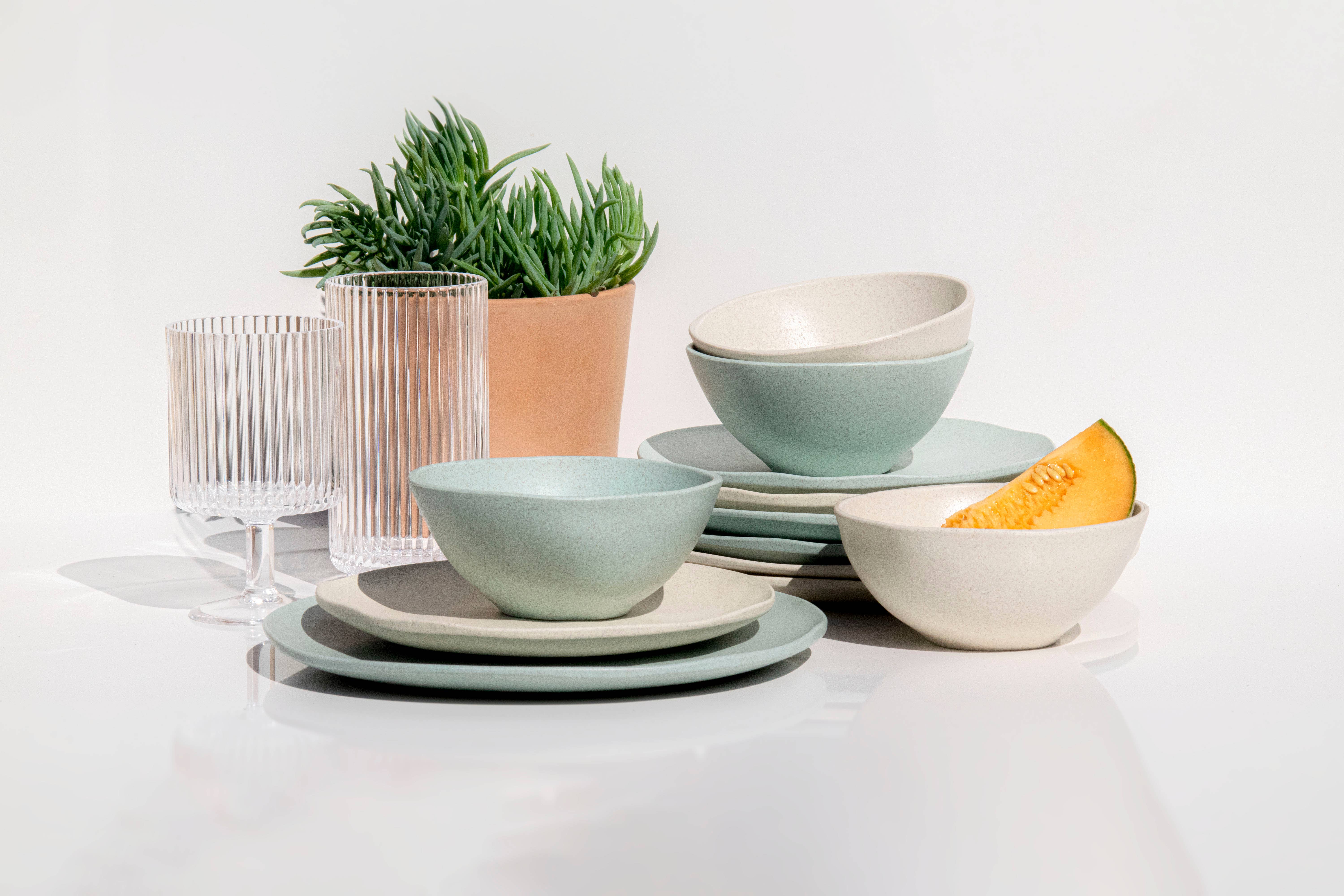 Abode Homewares by TarHong - Wholesale Dinnerware Set - Organic Wheat Dishwasher Safe BPA Free Dinnerware Collection6