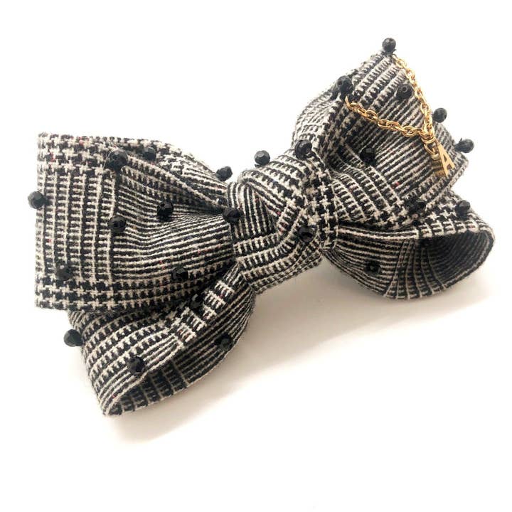 Gepersonaliseerde geruite haarspeldje voor wholesale door ADIBA