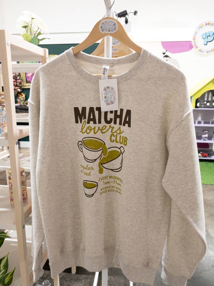 Sudadera del Club de Amantes del Matcha para venta al por mayor de Be Bold Stay Bold