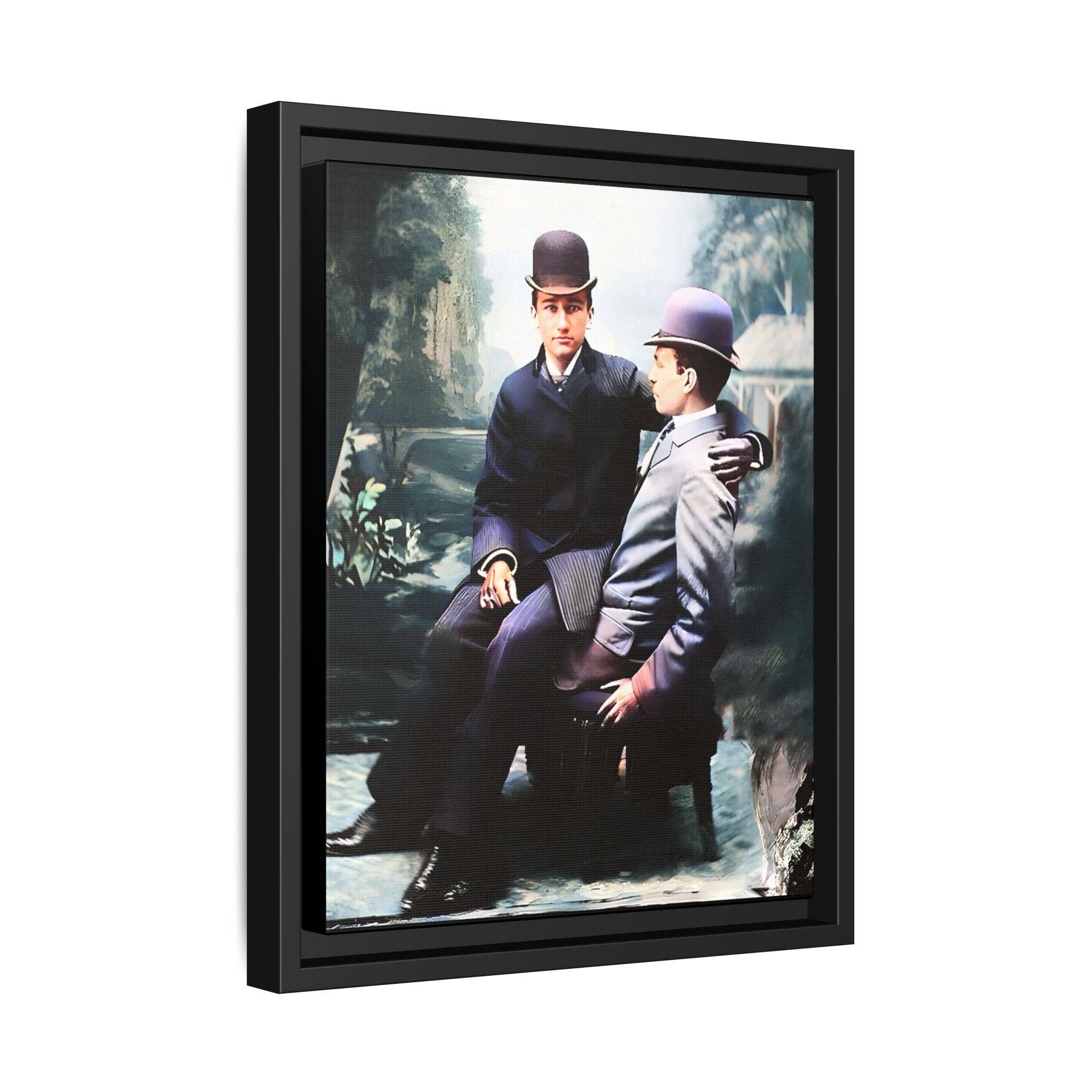 Walt & Pete - Wholesale Art Print - paire 027 | Framed Vintage Photo - Matte Canvas6