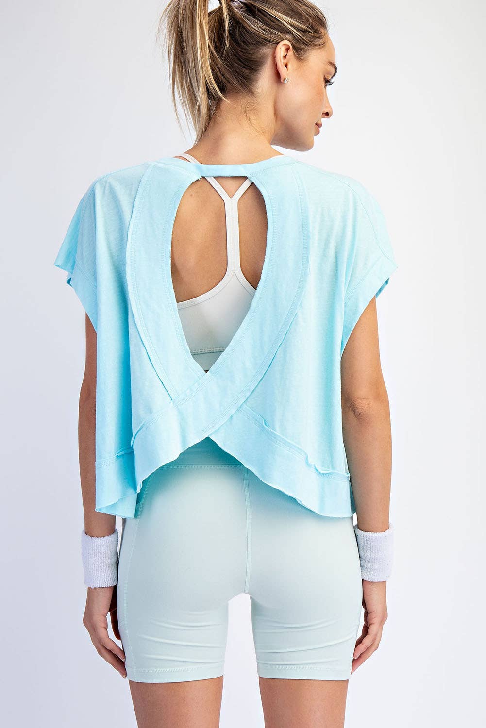 Rae Mode - Wholesale Shirt - Women's - COTTON SLUB OPEN BACK TOP36