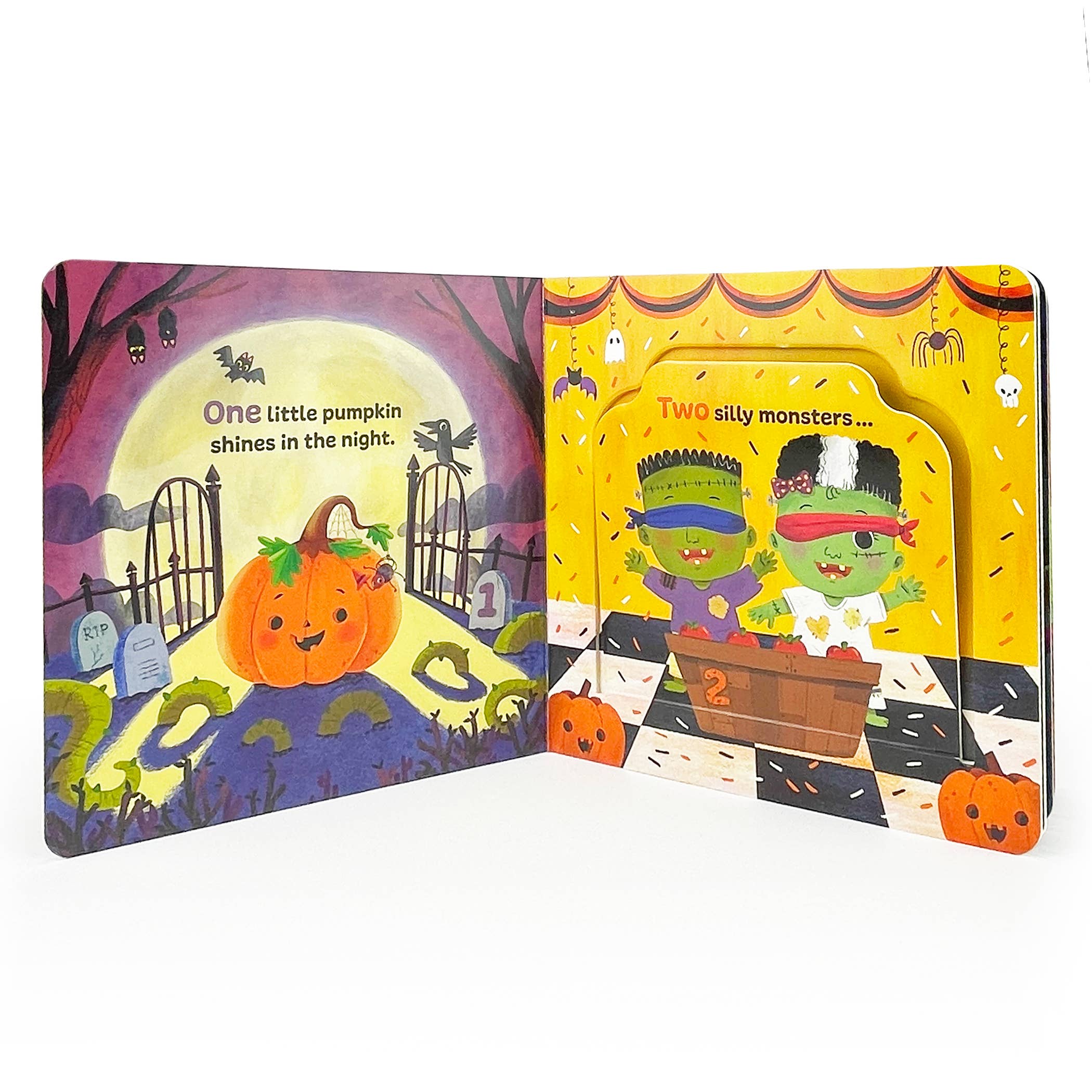 Cottage Door Press - Wholesale Baby & Toddler Book (0-2) - One Little Pumpkin Lift-a-Flap Halloween Board Book2