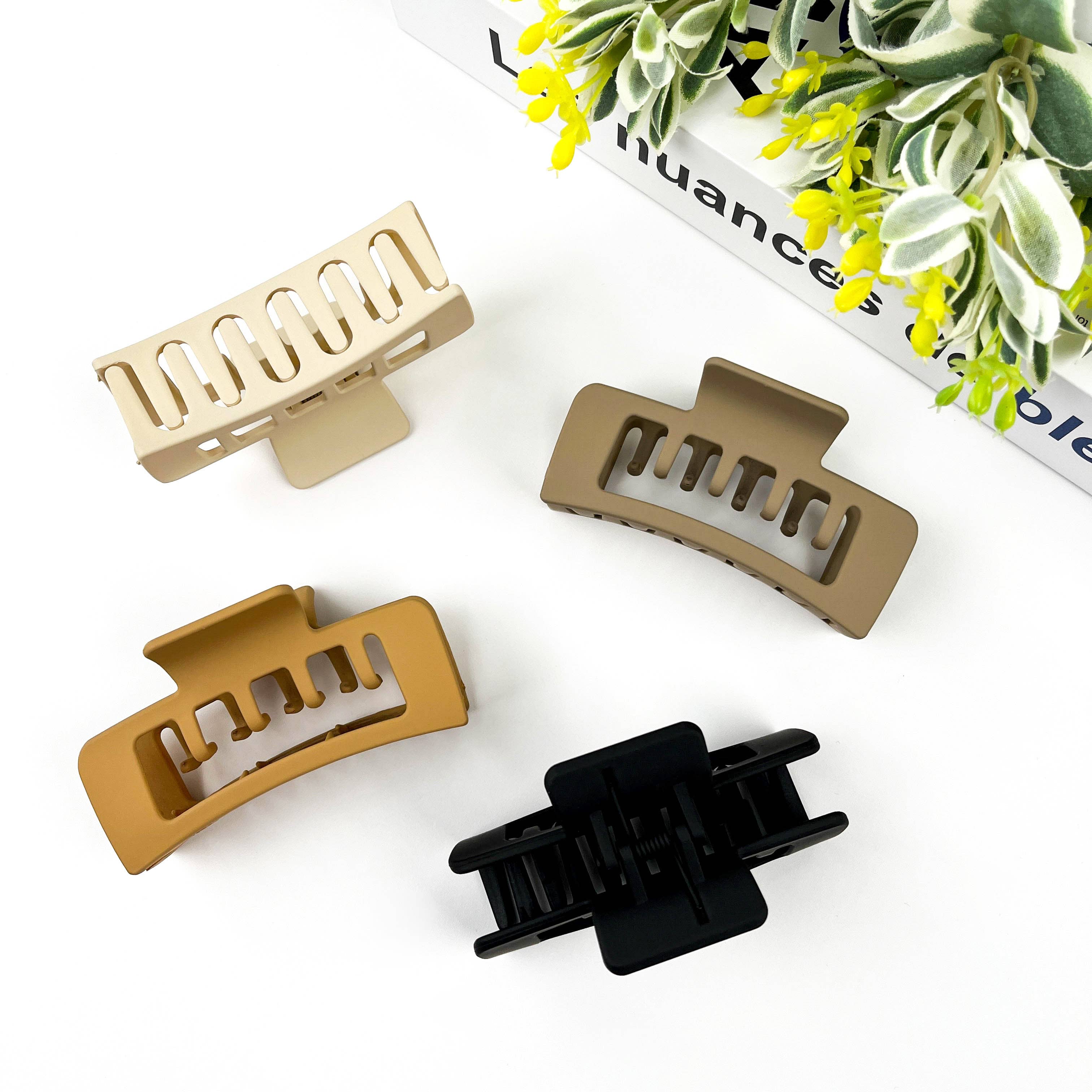 TheDivaSoap – Engroshandel Hårspænde - Dame – Klassisk rektangulær klohårklip1