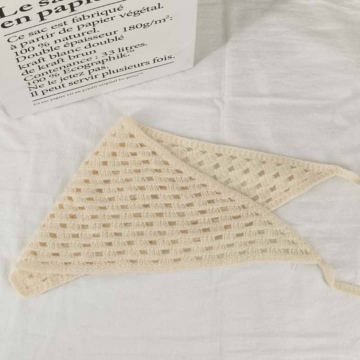 MKS America - Wholesale Bandana - Women's - Cherry Strawberry Floral checkered Crochet Bandana -56colors11