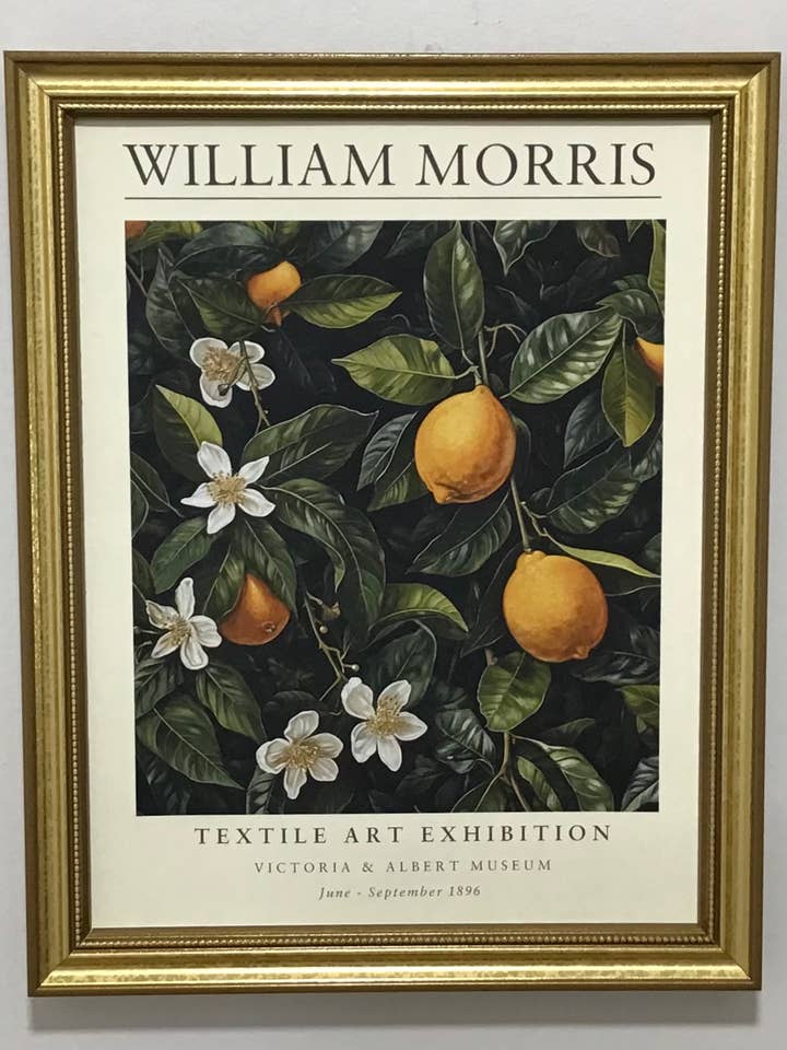 William Morris Art Print - Fruit 1 for wholesale by Allen Burn Designs