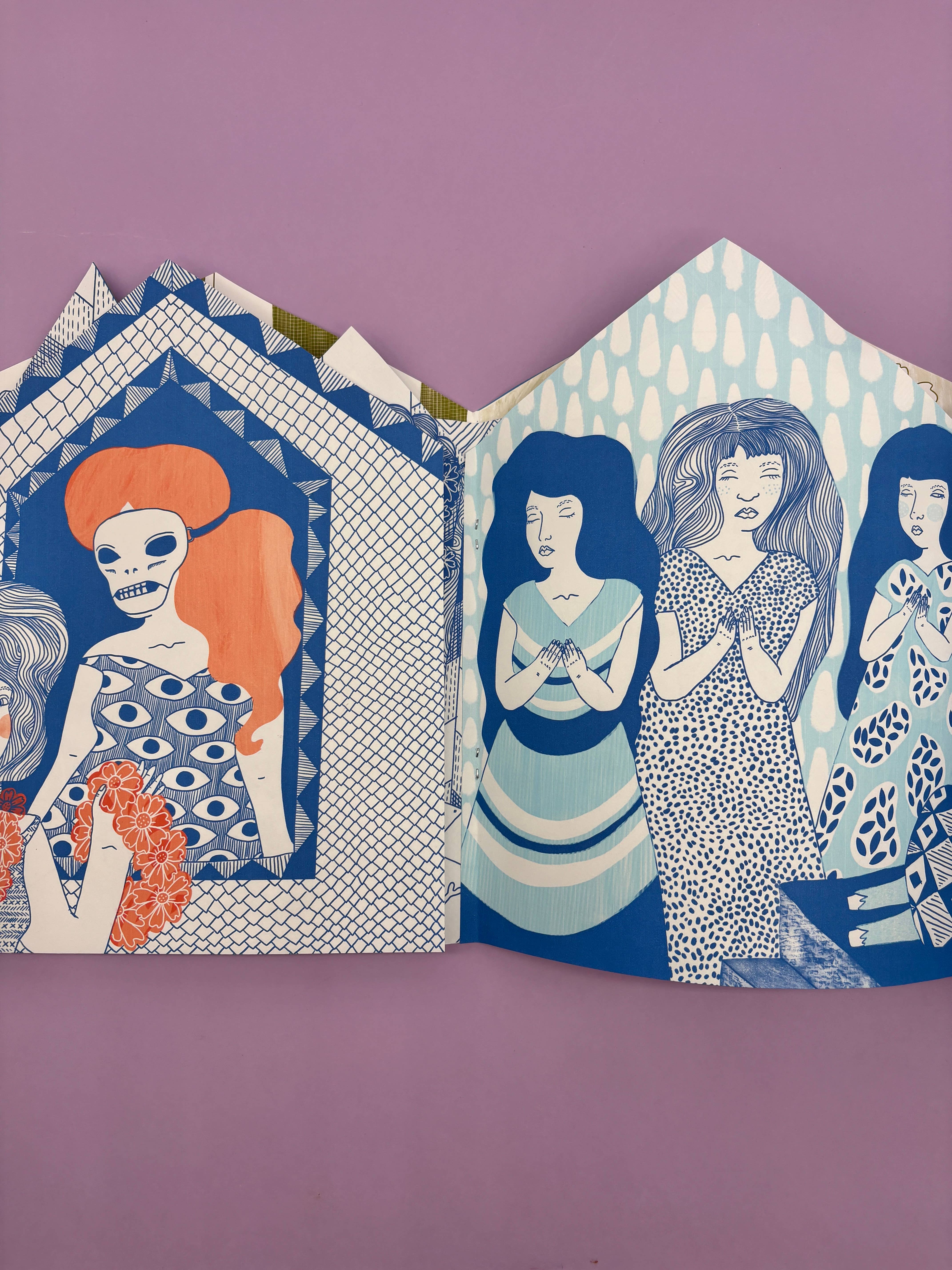 Erika Rier - Wholesale Magazine - Pageant - A Fold Out Art Zine10