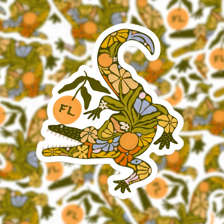 FL Gator - Vinyl Sticker for wholesale by The SoulShine Co.
