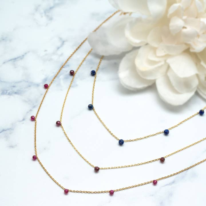 celestial gemstone necklace package for wholesale by Cool and Interesting