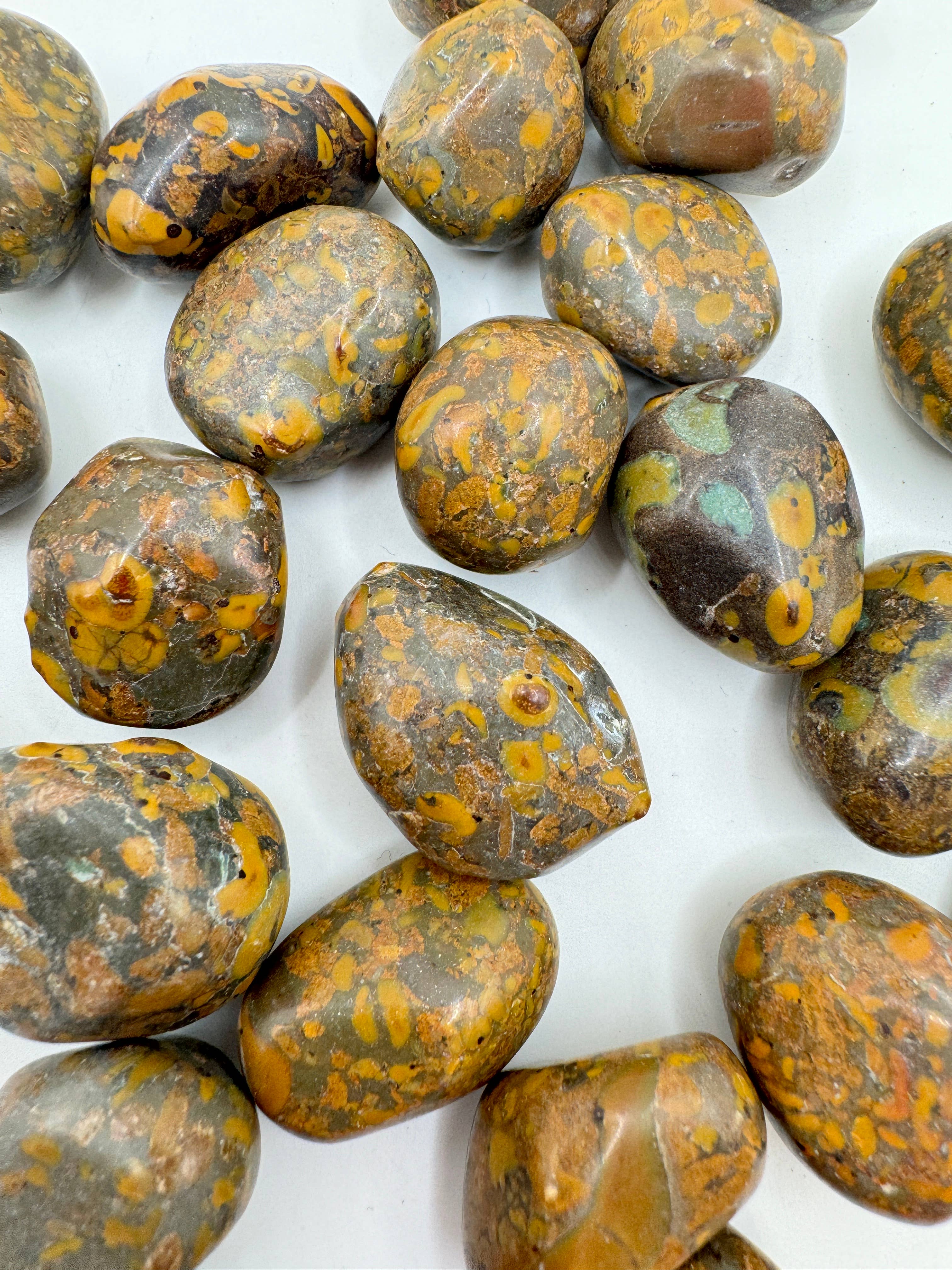 Oils and Auras - Wholesale Spiritual Stone/Crystal - Ajooba Jasper Crystal Tumble Stone2
