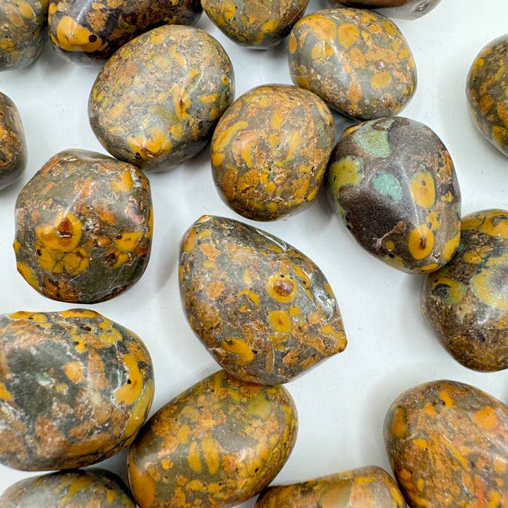 Oils and Auras - Wholesale Spiritual Stone/Crystal - Ajooba Jasper Crystal Tumble Stone2