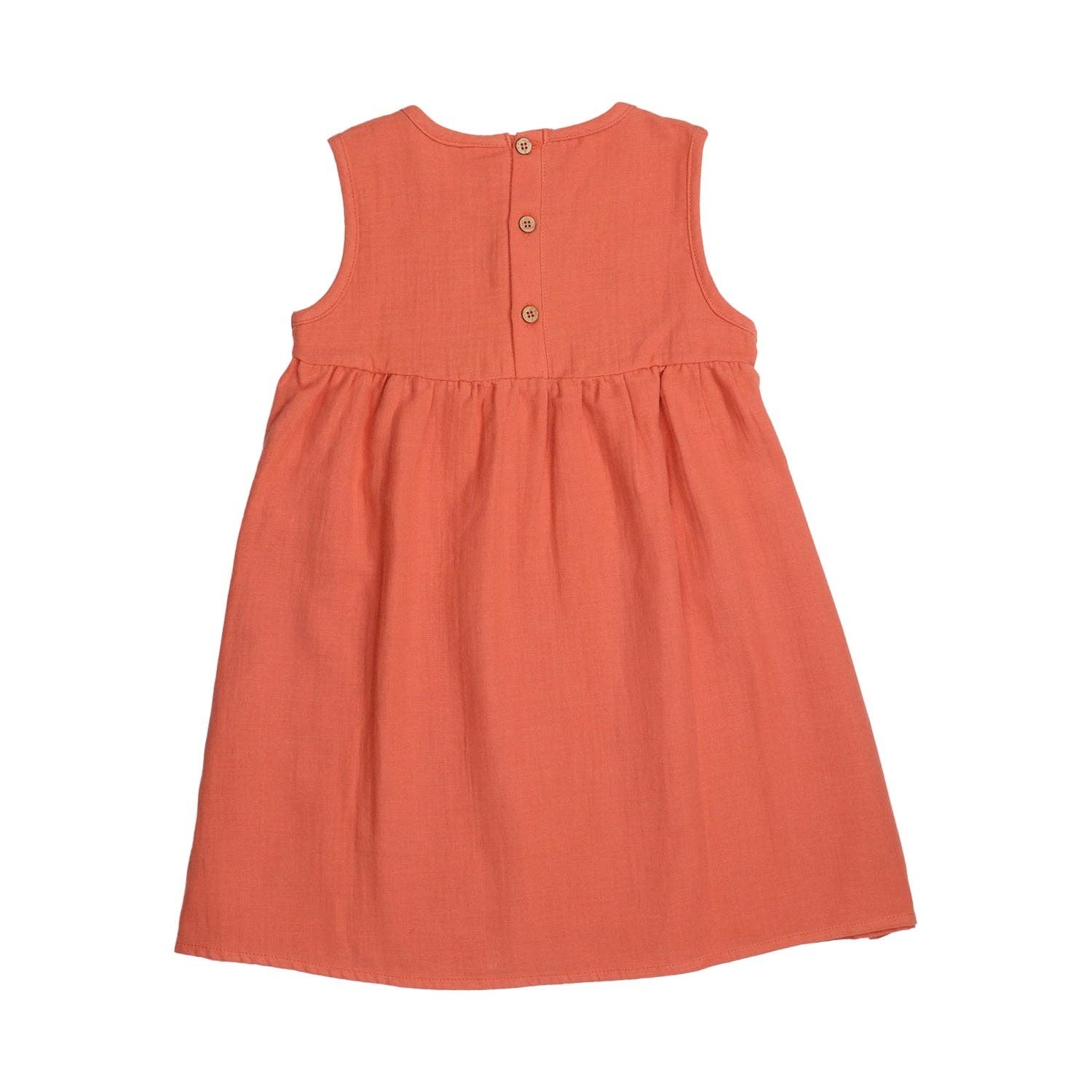 walkiddy - Wholesale Dress - Kids - Golden Ochre-Sleeveless Dress2