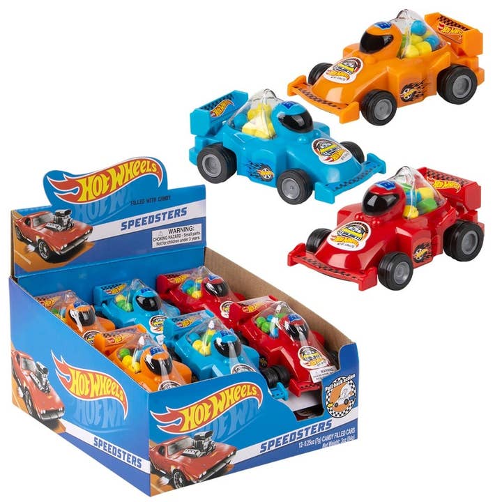 La Luna Bella - Toys – Engroshandel Bolcher – Hot Wheels Speedsters Formel 1 Gumball Bil 12ct- LLB Legetøj